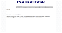 Desktop Screenshot of emrealty.net